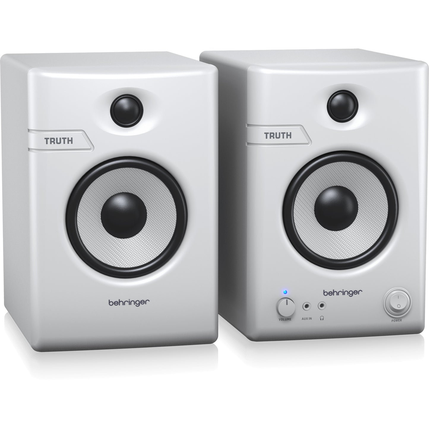 Behringer TRUTH 4.5" Powered Studio Monitors with Bluetooth - White, Pair