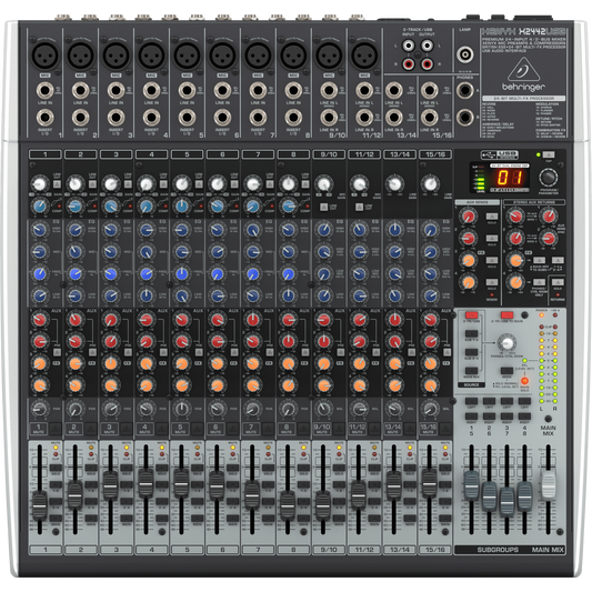 Behringer Xenyx X2442USB Premium 24-Input 4/2-Bus Mixer & USB/Audio Interface