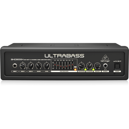 Behringer ULTRABASS BXD3000H Bass Amplifier Head