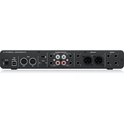 Behringer U-PHORIA UMC404HD - USB 2.0 Audio/MIDI Interface