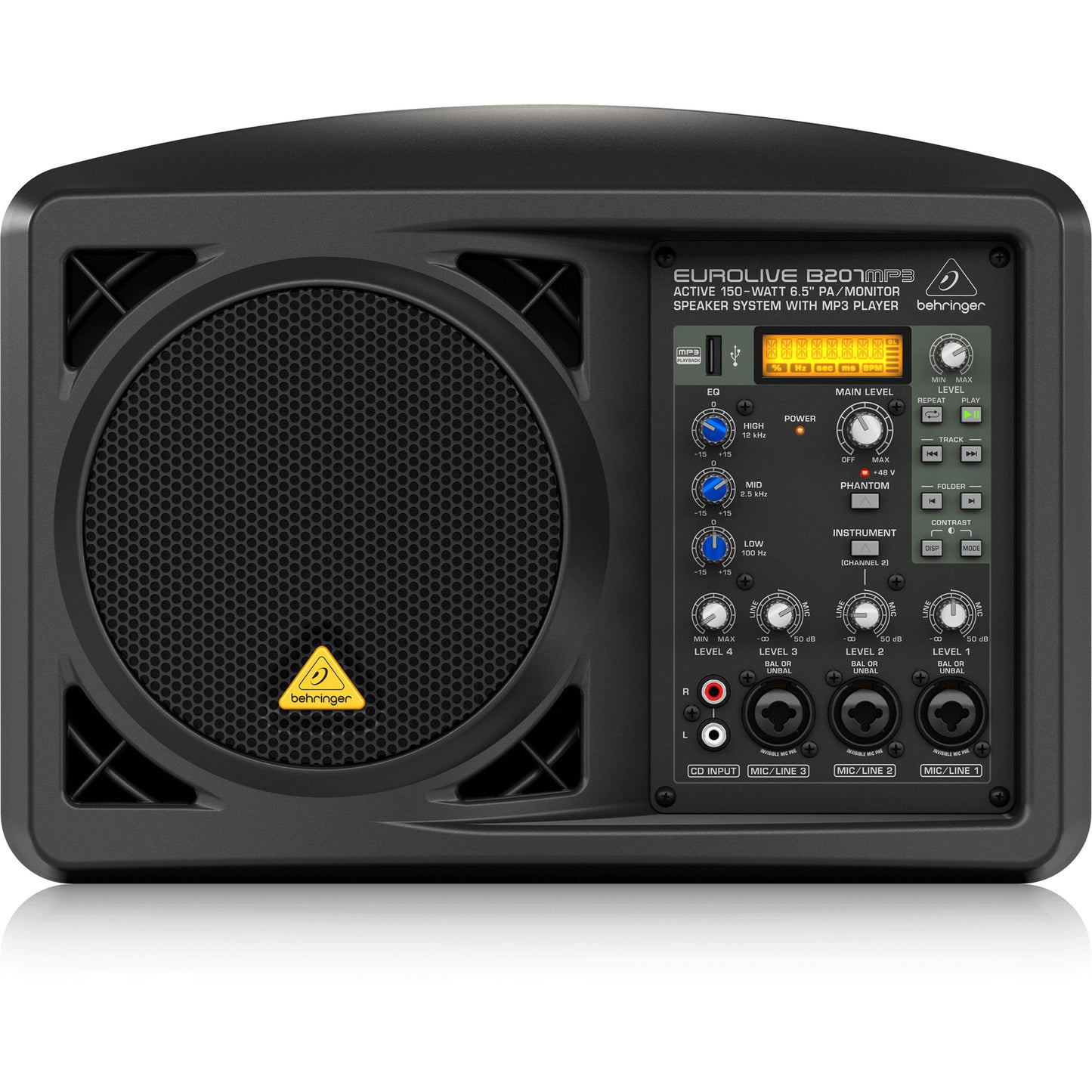 Behringer B207MP3 Active 150W 6.5" PA/Monitor Speaker System with MP3 Player