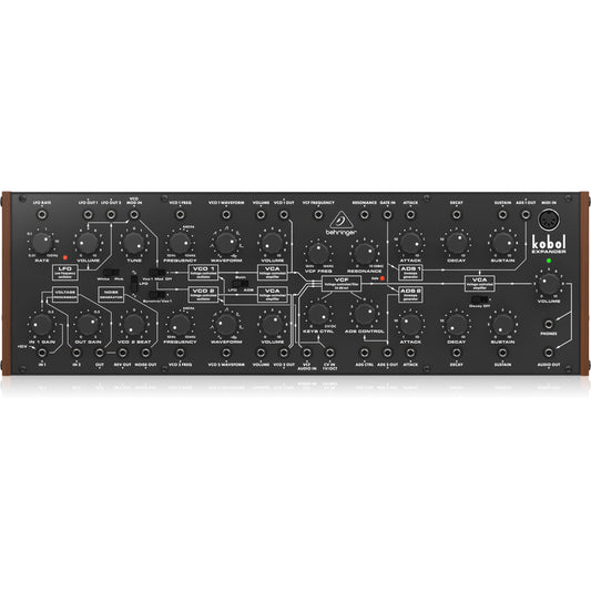 Behringer Kobol Expander Analog Semi-Modular Synthesizer with 2 VCOs