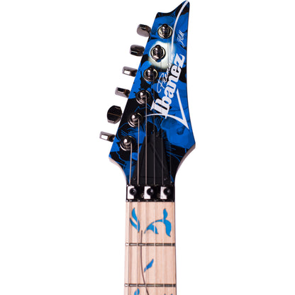 Ibanez JEM77PBFP Steve Vai Signature Jem Electric Guitar, Blue Floral