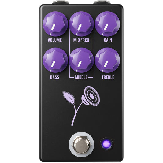 JHS Pedals Violet Distortion Laro Basilio Signature Pedal - Black