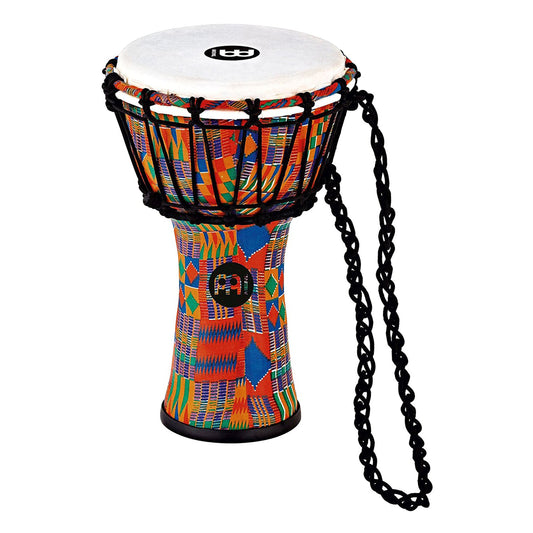 Meinl Percussion JRD-KQ Synthetic Junior Djembe, 7" Diameter, Kenyan Quilt