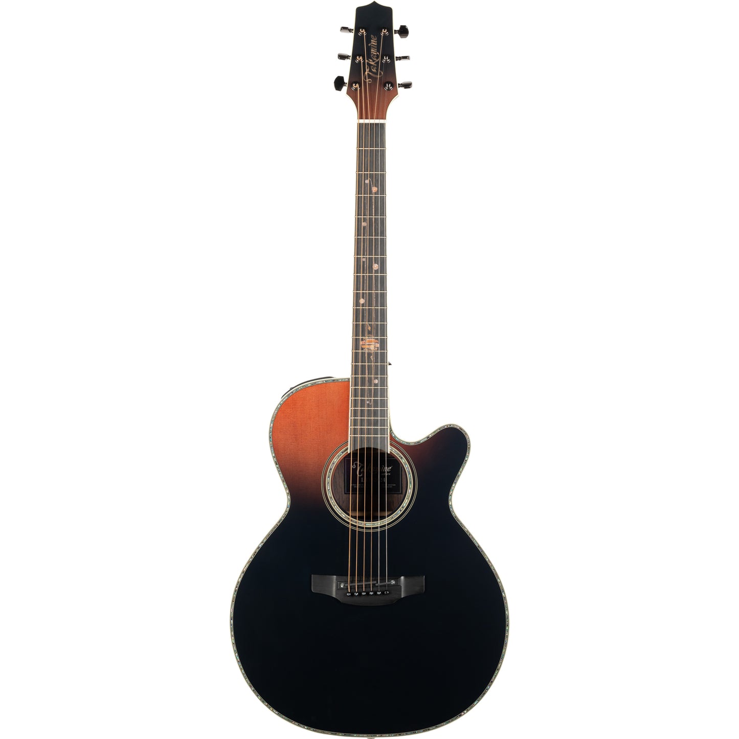 Takamine 2024 Limited Edition Acoustic Electric Guitar - Penumbra Blue Fade