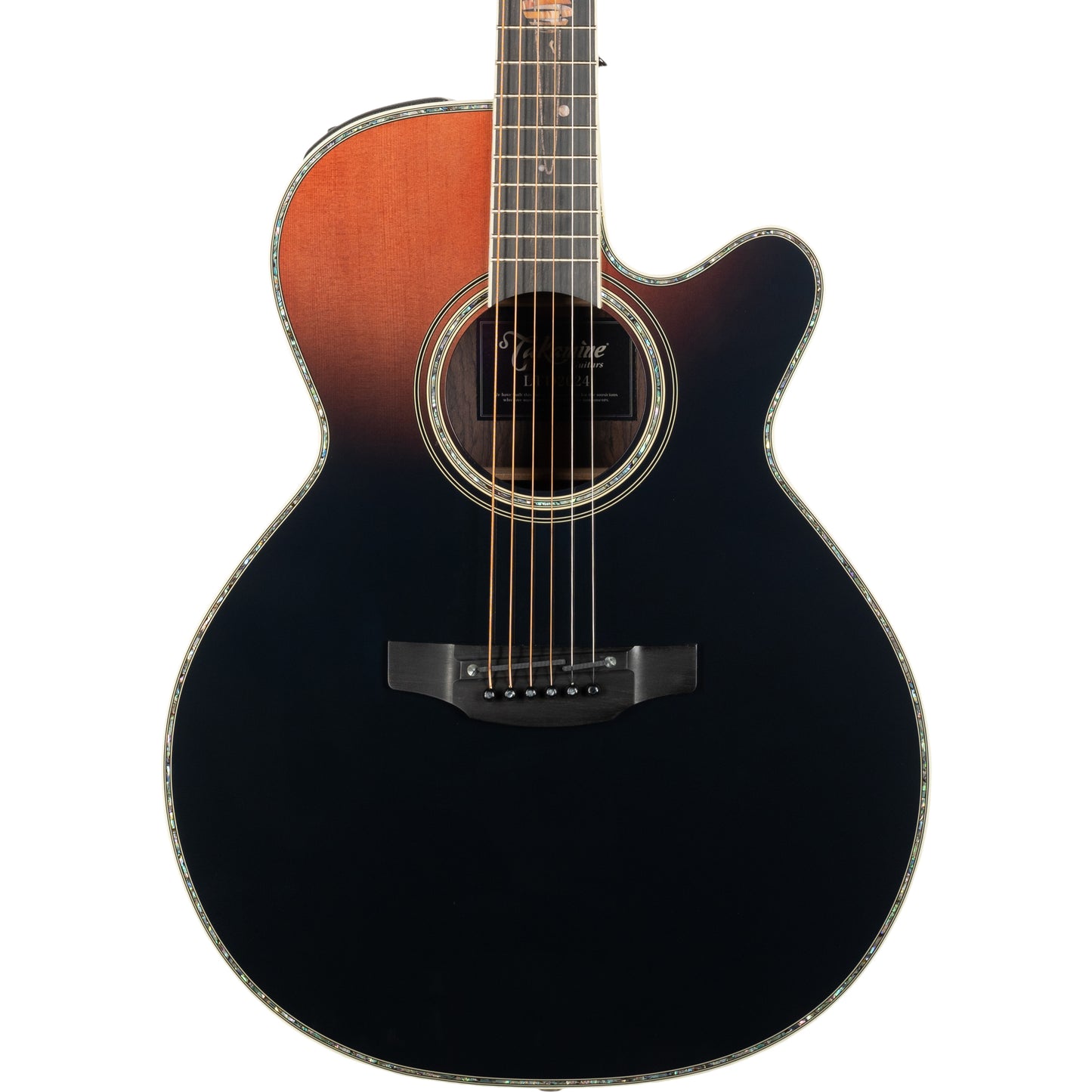 Takamine 2024 Limited Edition Acoustic Electric Guitar - Penumbra Blue Fade