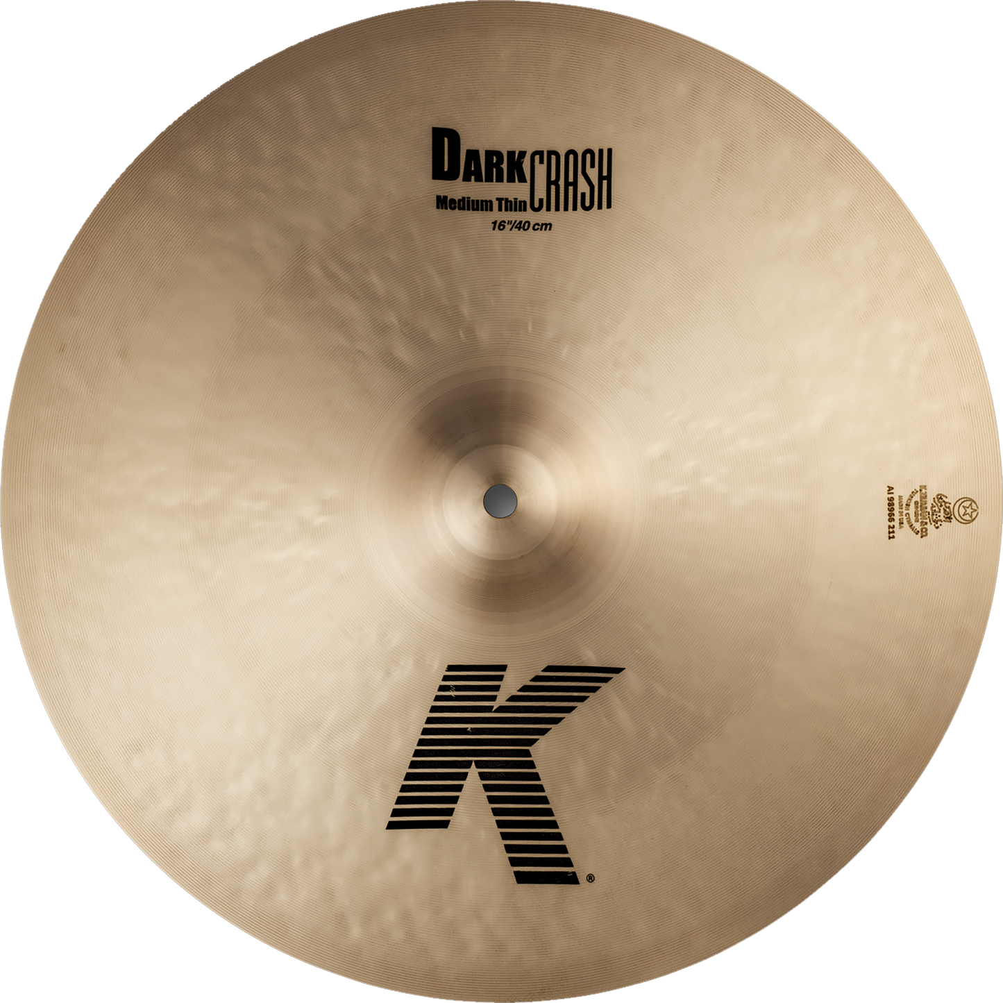 Zildjian 16” K Series Dark Crash Medium Thin Cymbal