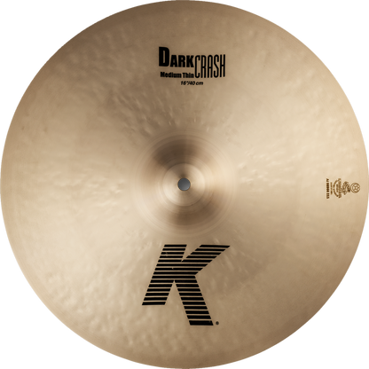 Zildjian 16” K Series Dark Crash Medium Thin Cymbal