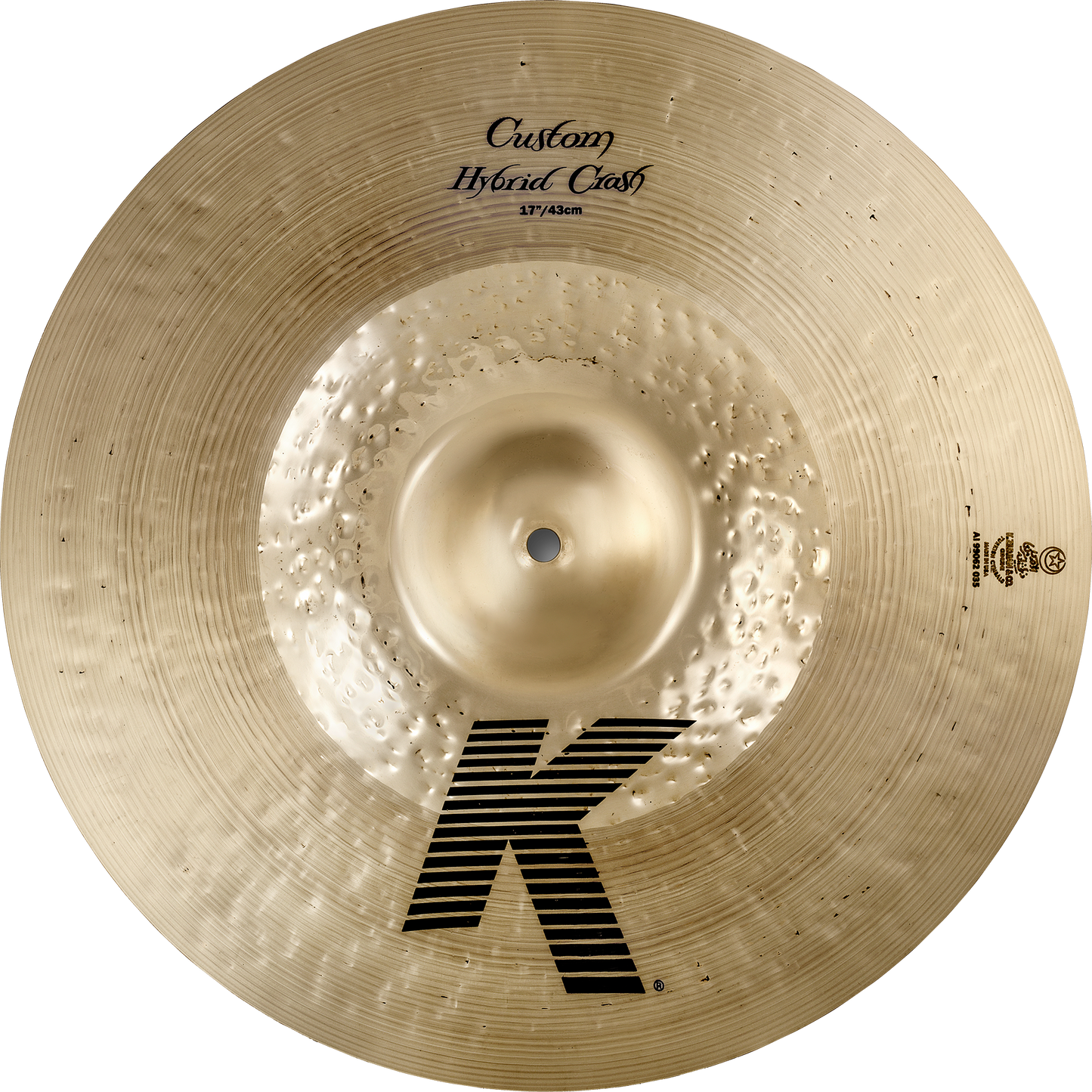 Zildjian 17” K Custom Hybrid Crash Cymbal