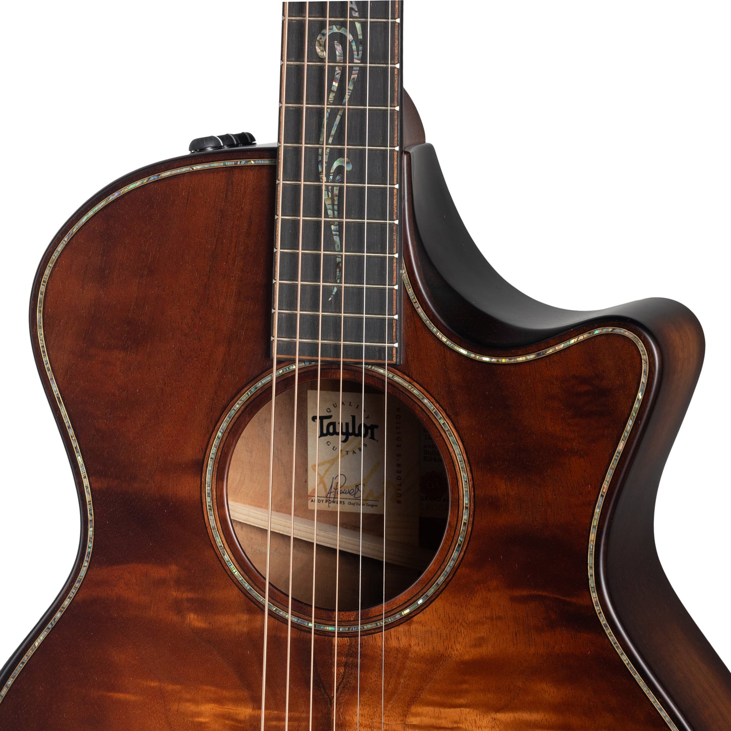 Taylor K24ce Builder’s Edition Grand Auditorium Acoustic Electric, Hawaiian Koa