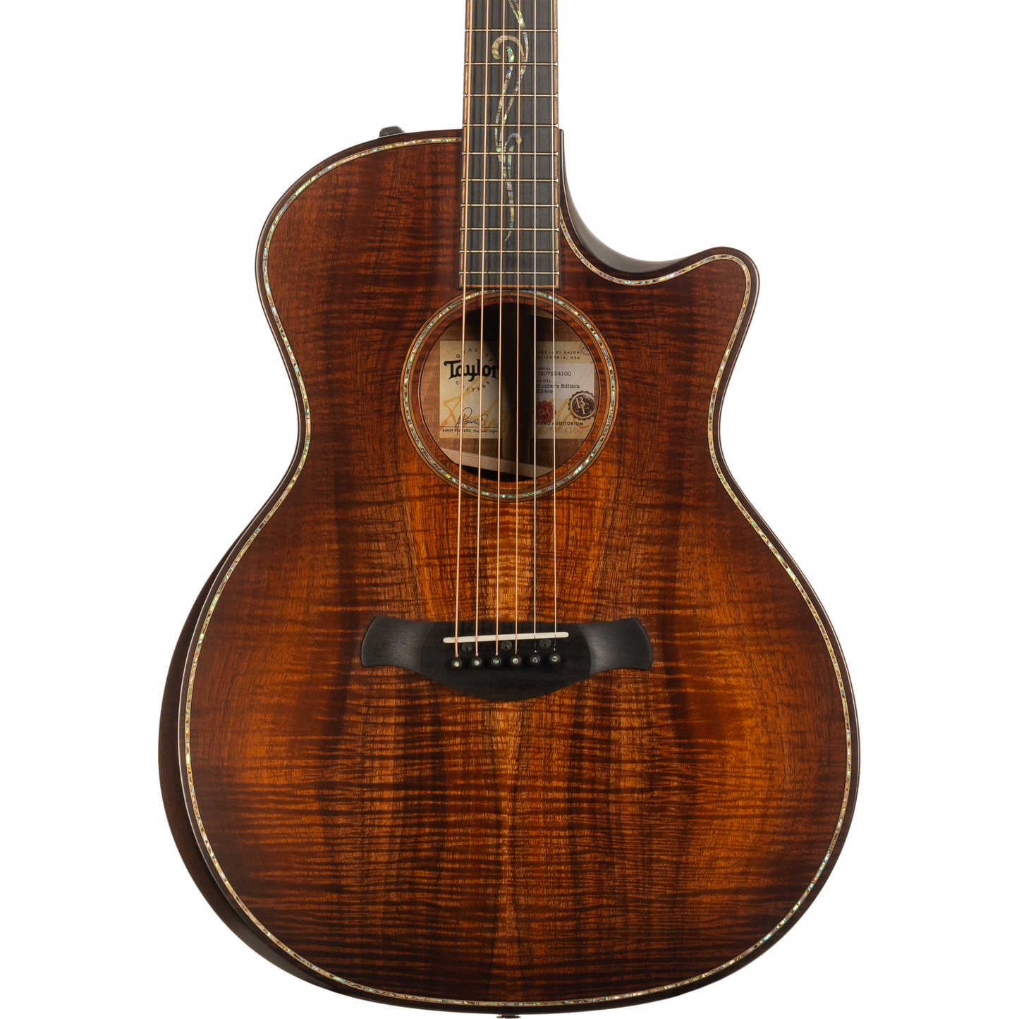 Taylor K24ce Builder’s Edition Grand Auditorium Acoustic Electric, Hawaiian Koa