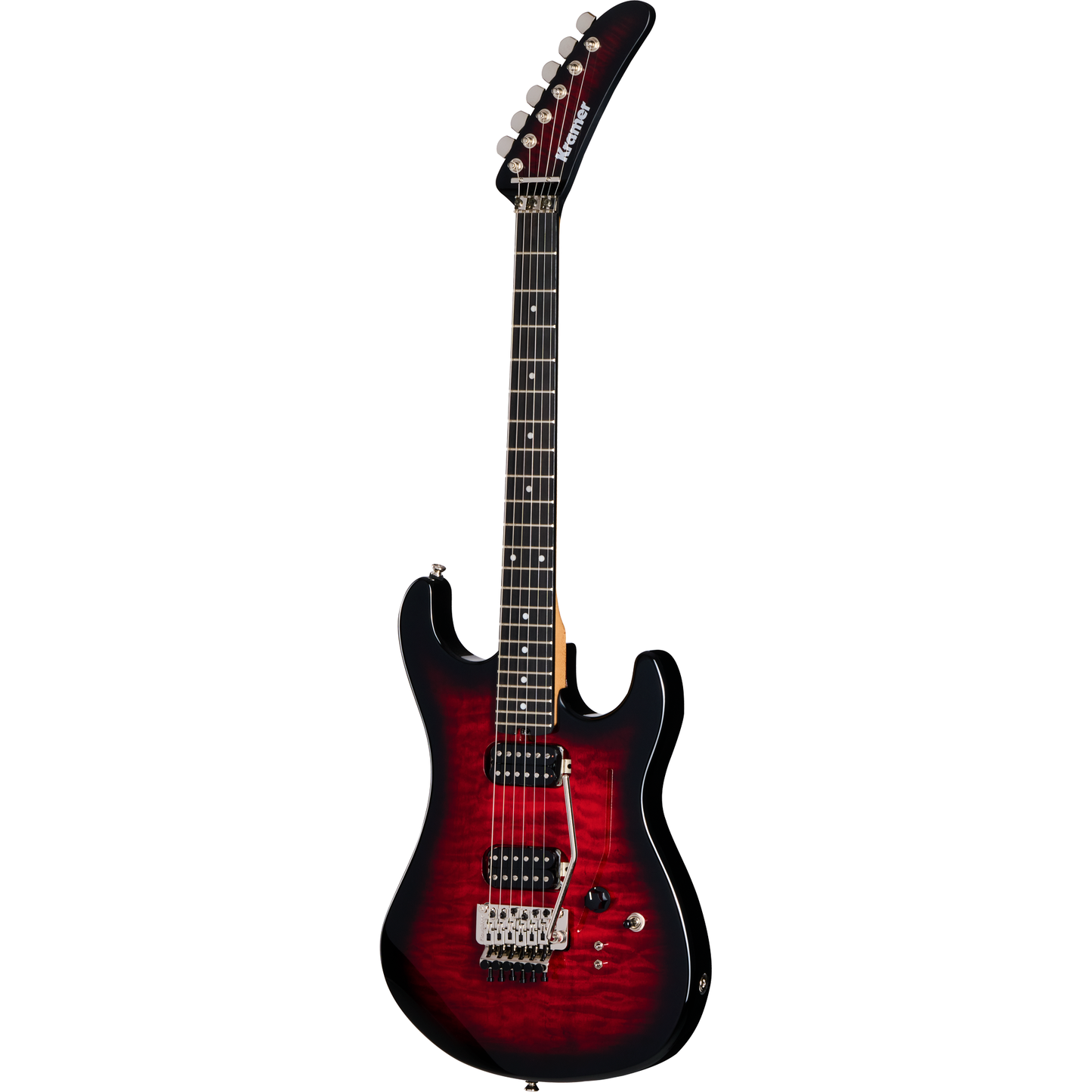 Kramer 84 HH Quilt Electric Guitar - Red Burst