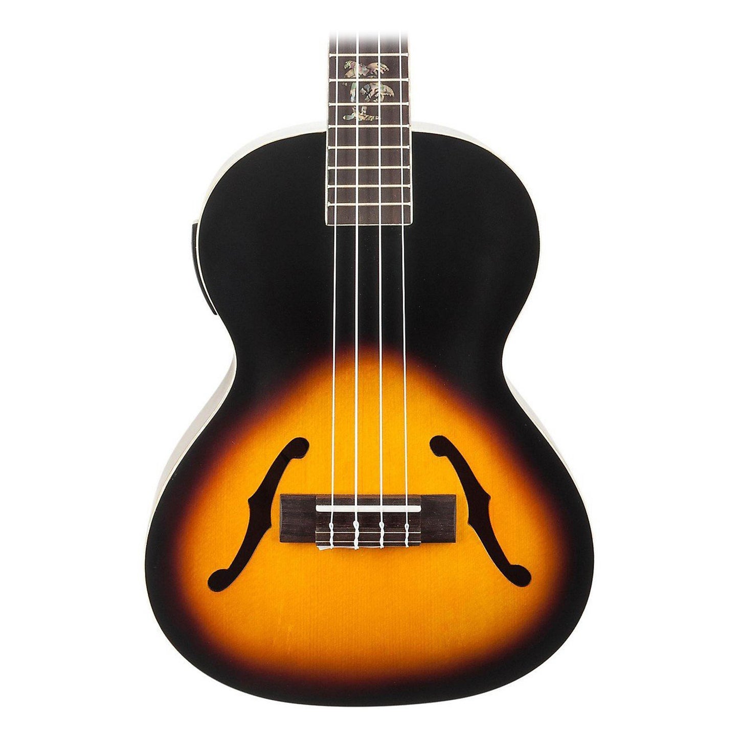 Kala Archtop Acoustic Electric Tenor Ukulele 2 Tone Sunburst