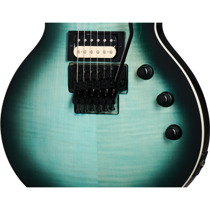 Kramer Assault Figured Electric Guitar - Caribbean Blue Perimeter