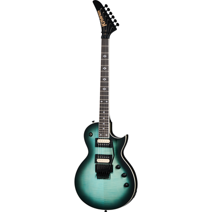 Kramer Assault Figured Electric Guitar - Caribbean Blue Perimeter