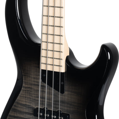 MTD Kingston Saratoga Deluxe 4-String Bass Guitar - Trans Black Burst