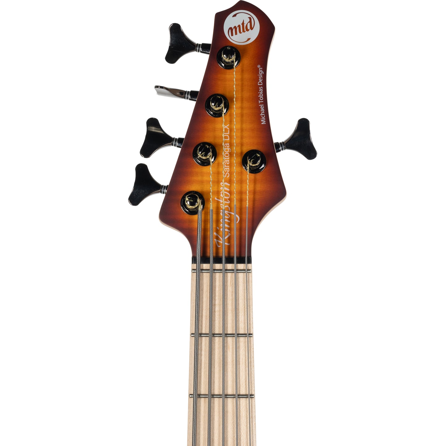 MTD Kingston Saratoga Deluxe 5 String Electric Bass - Deep Cherry Burst