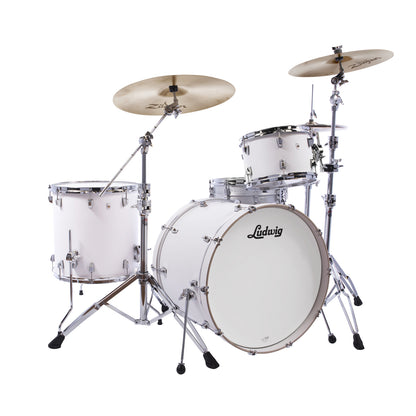 Ludwig L24023TX3T NeuSonic 3pc Outfit in Aspen White