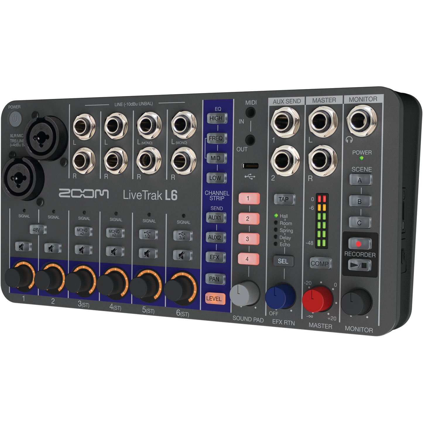 Zoom LiveTrak L6 Live Mixer and Recorder