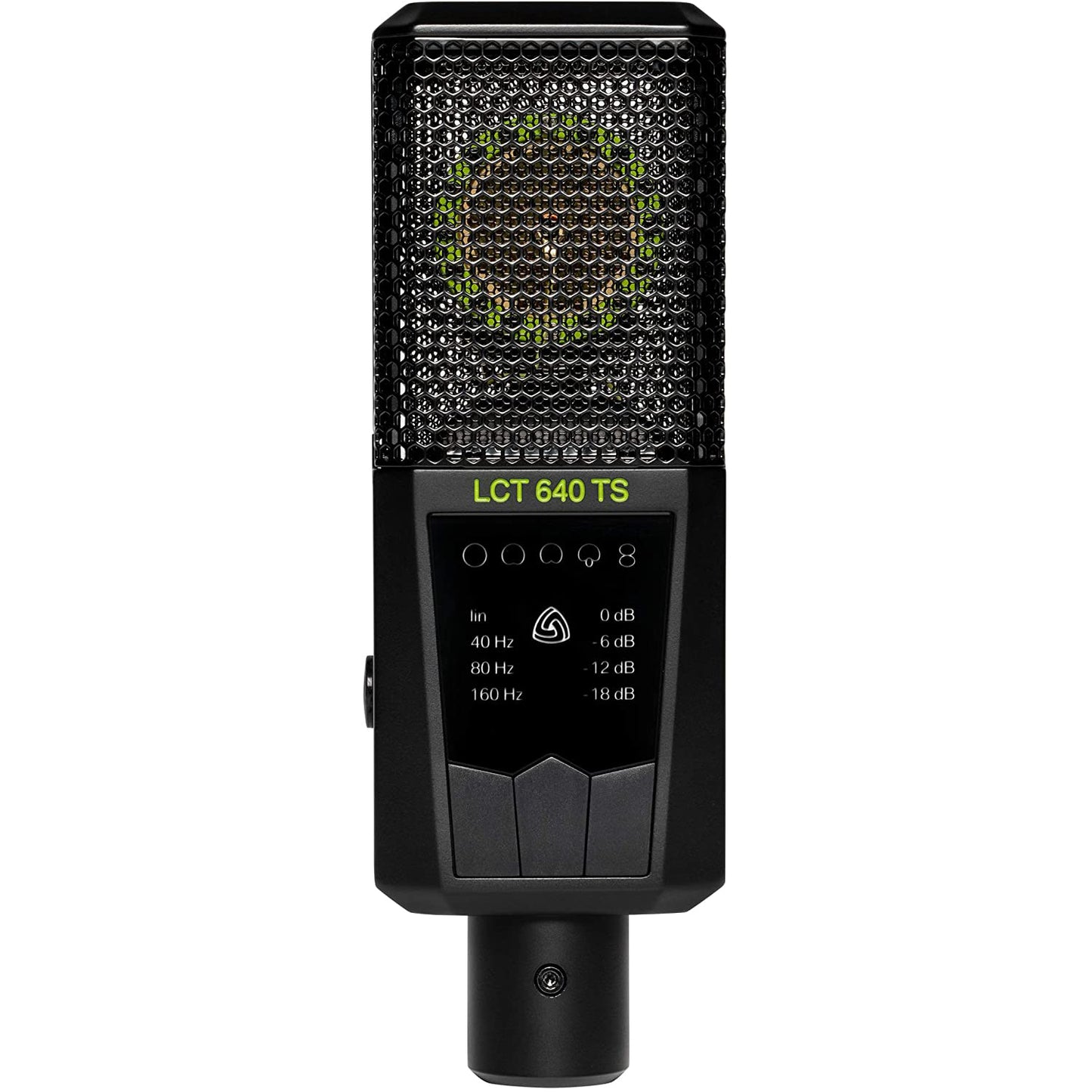 Lewitt LCT-640-TS Multi-Pattern Large-Diaphragm Condenser Mic w/Shockmount