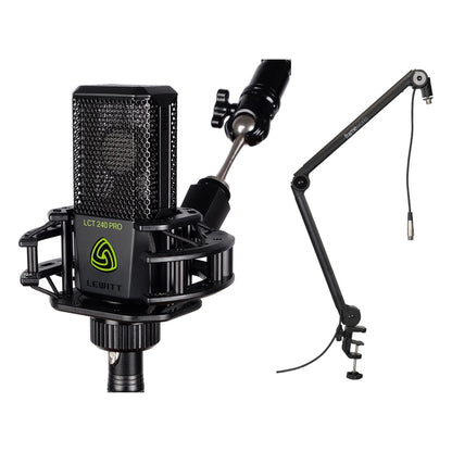 Lewitt LCT-240 Pro Value Pack Microphone Bundle with Shock Mount