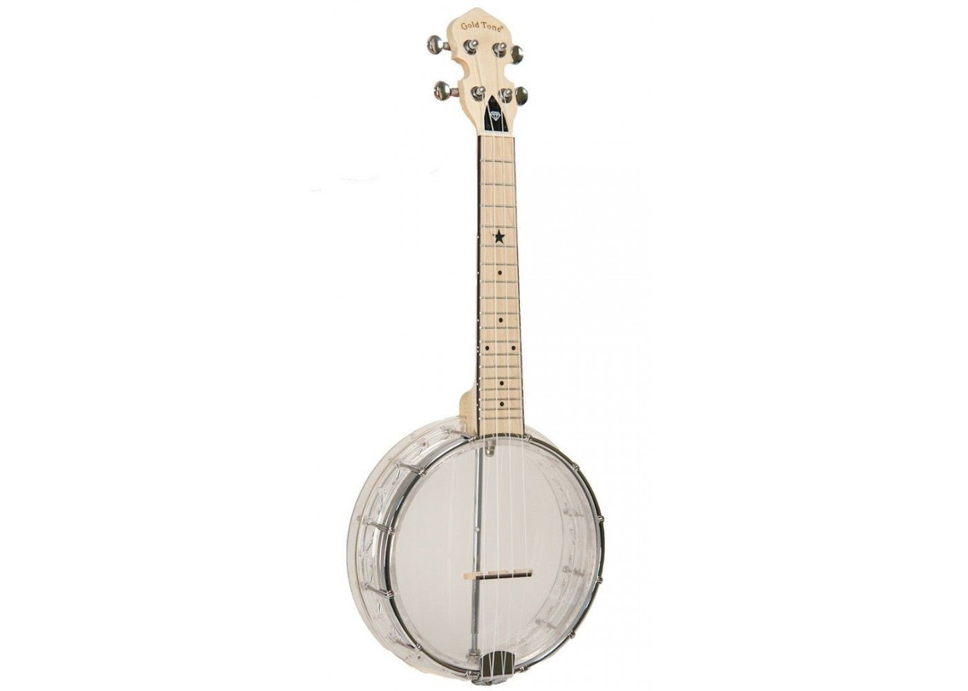 Gold Tone Little Gem Light Up Banjo Ukulele in Clear