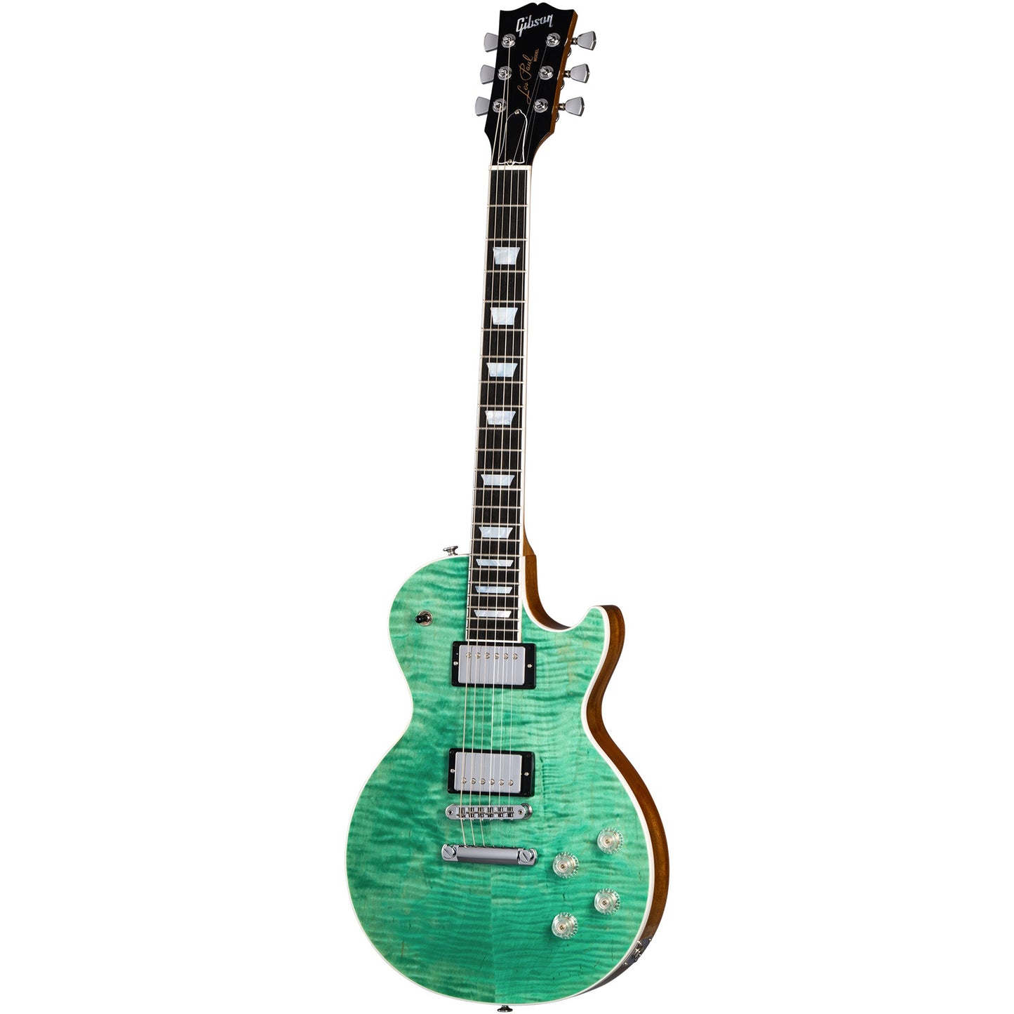 Gibson Les Paul Modern Figured Electric Guitar - Seafoam Green