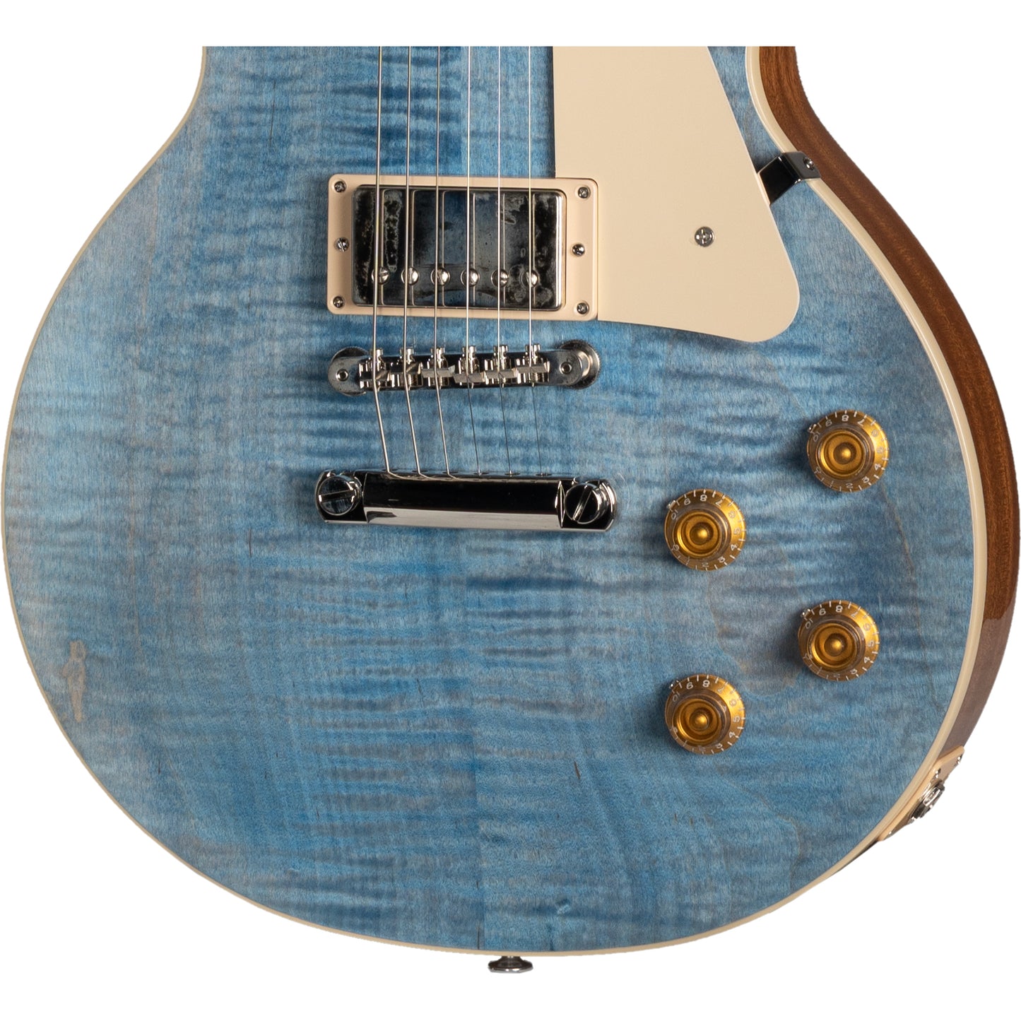 Gibson Les Paul Standard 50s Figured Top Electric Guitar - Ocean Blue