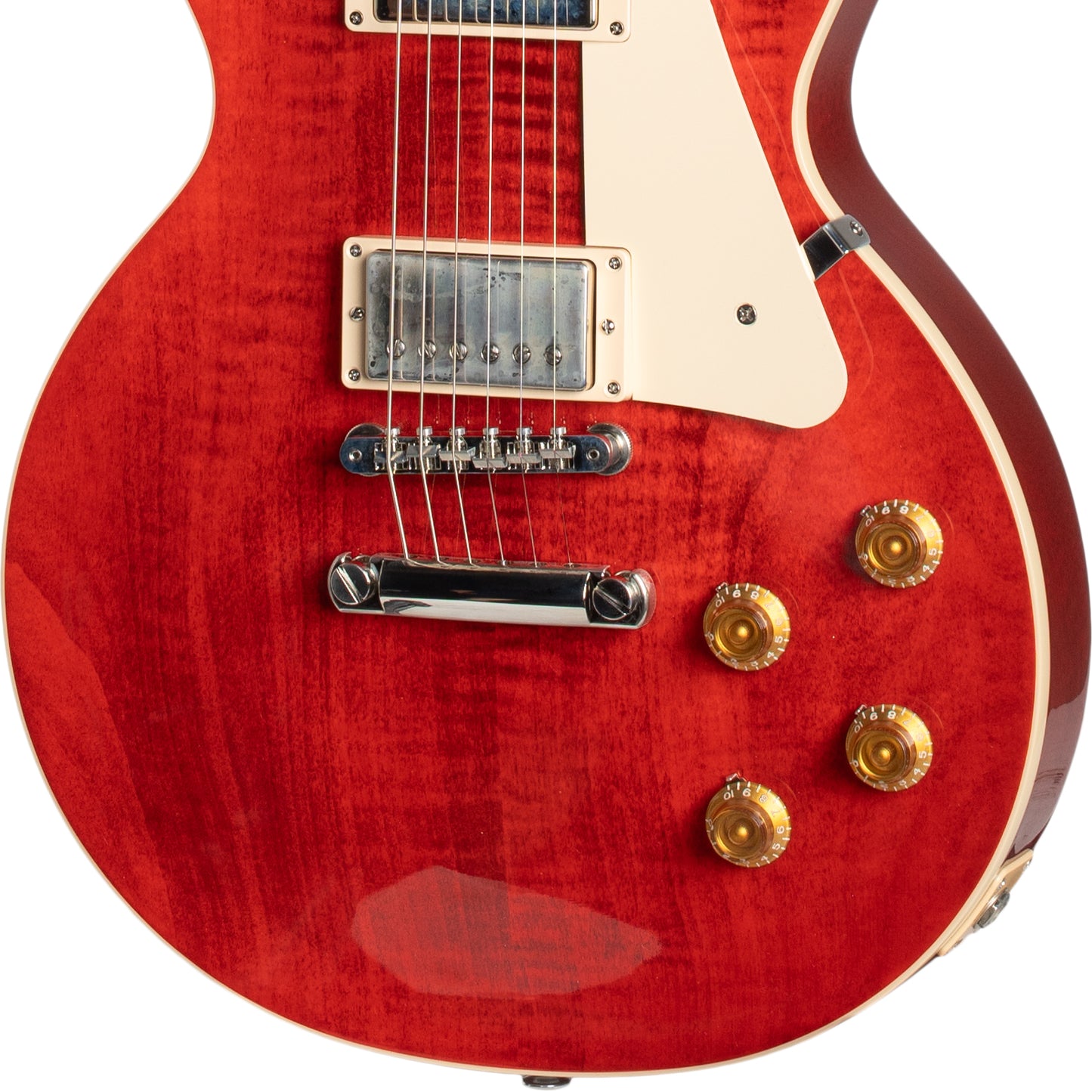 Gibson Les Paul Standard 50s Figured Top Electric Guitar - 60s Cherry