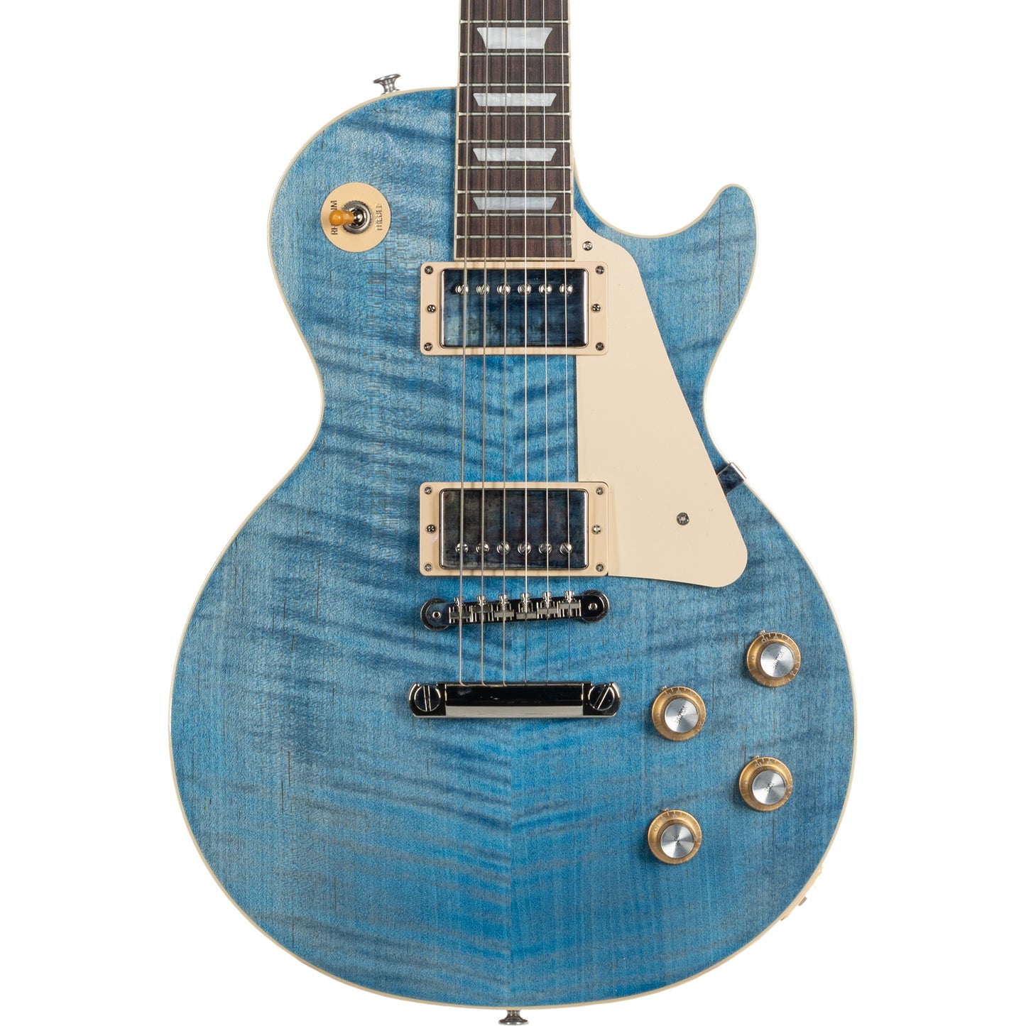 Gibson Les Paul Standard 60s Figured Top Electric Guitar - Ocean Blue