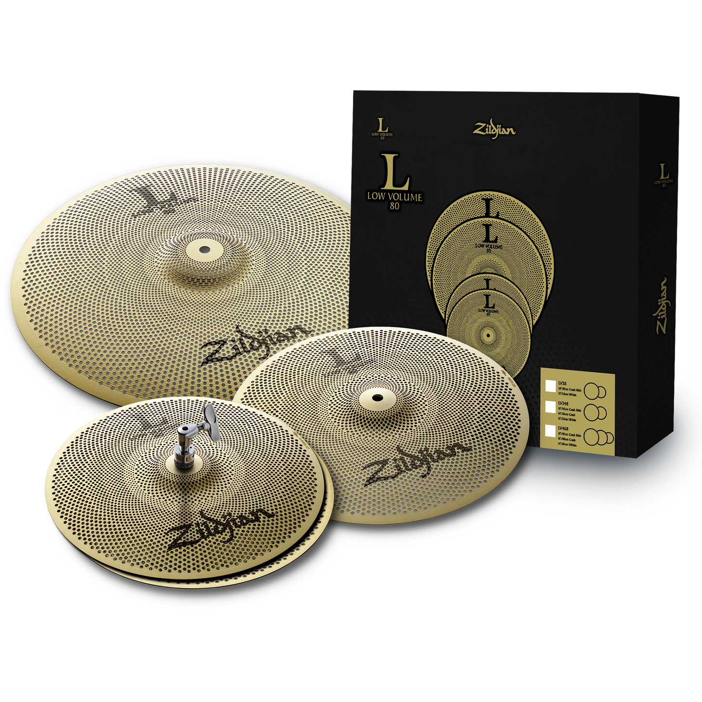 Zildjian L80 Low Volume Cymbal Pack