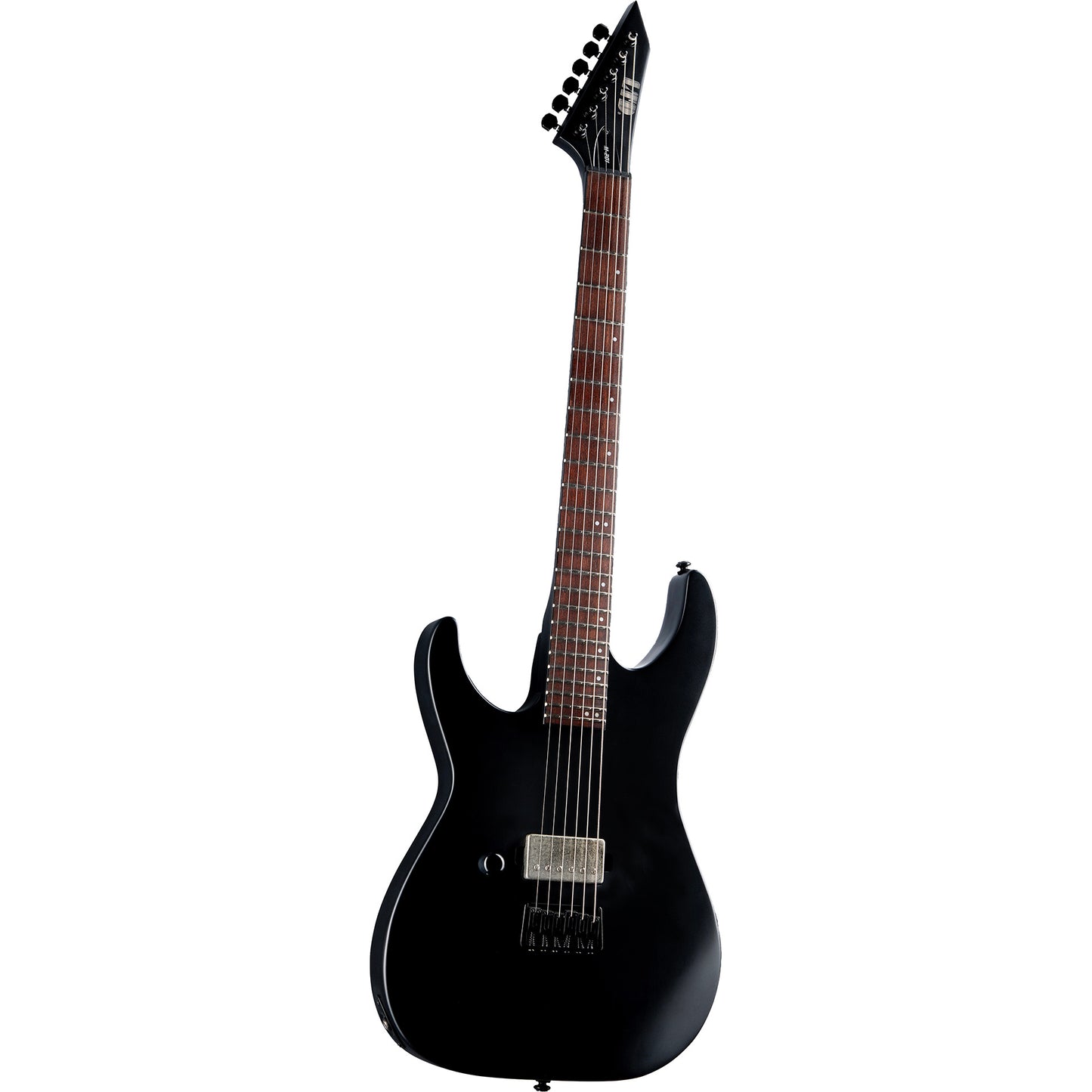 ESP LTD M-201HT Left Handed Electric Guitar, Black Satin