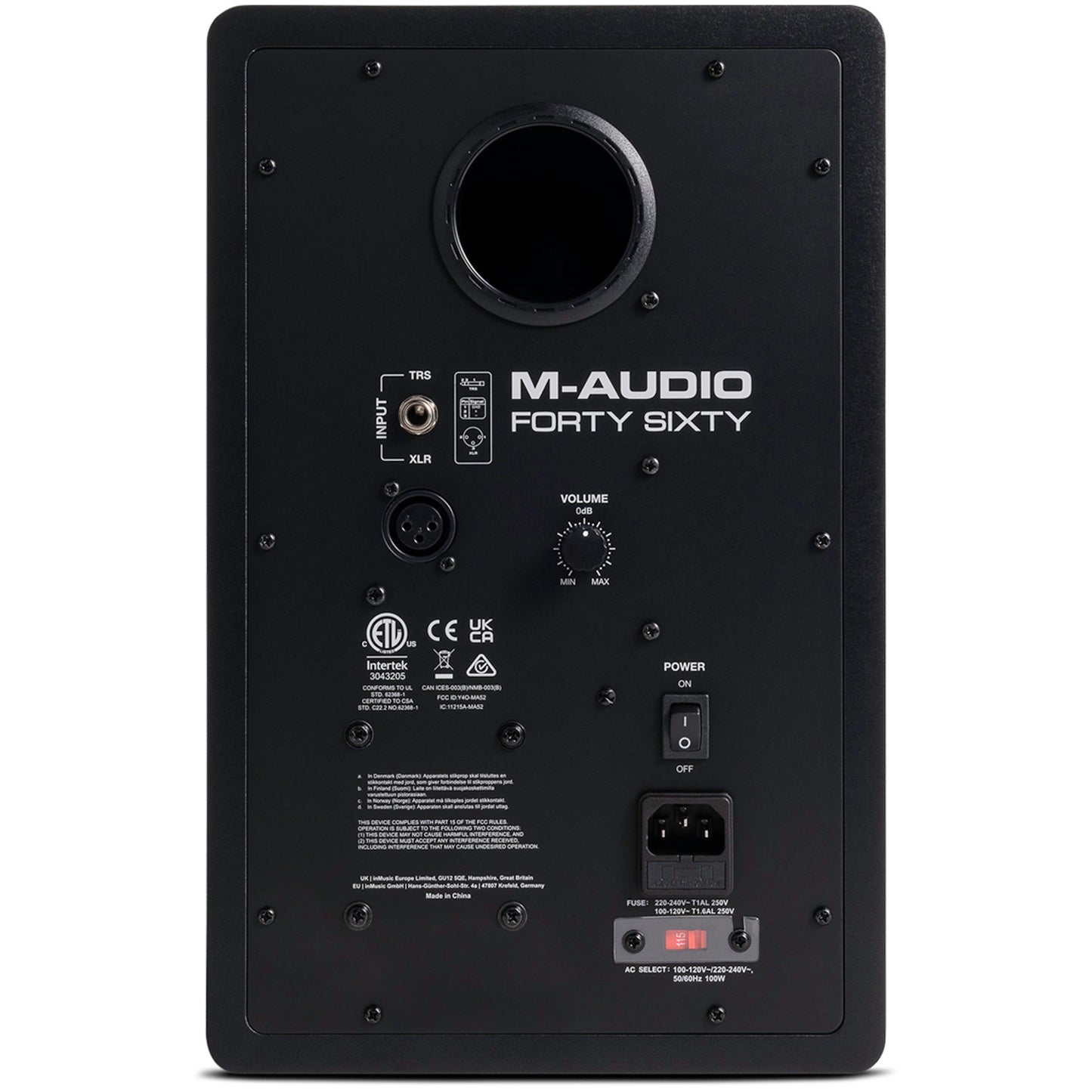 M Audio Forty Sixty 6.5” Powered Studio Monitor with Built in DSP