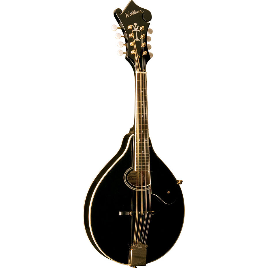 Washburn Americana M1S A Style Mandolin - Solid Top Black