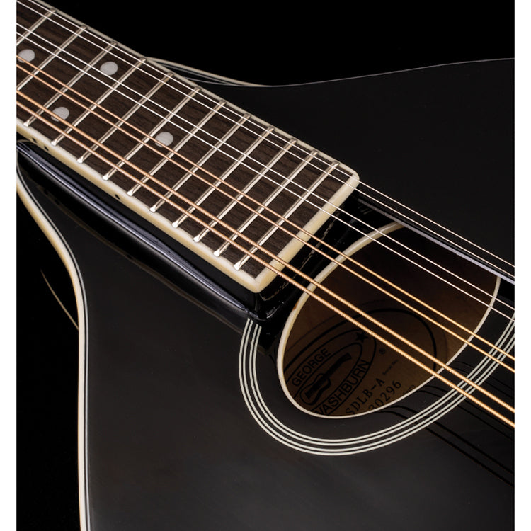 Washburn Americana M1S A Style Mandolin - Solid Top Black