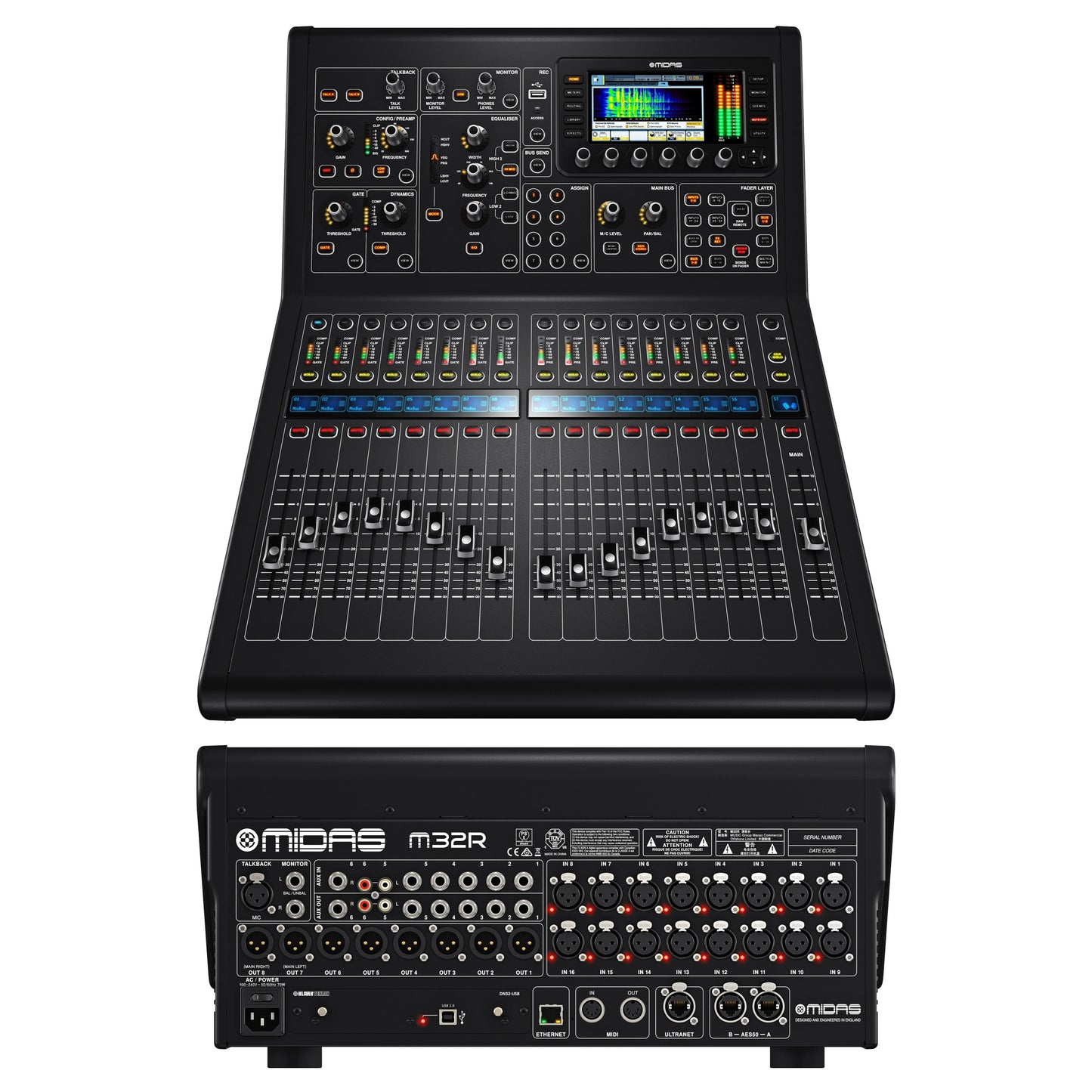 Midas M32R Live 40-ch Digital Mixing Console