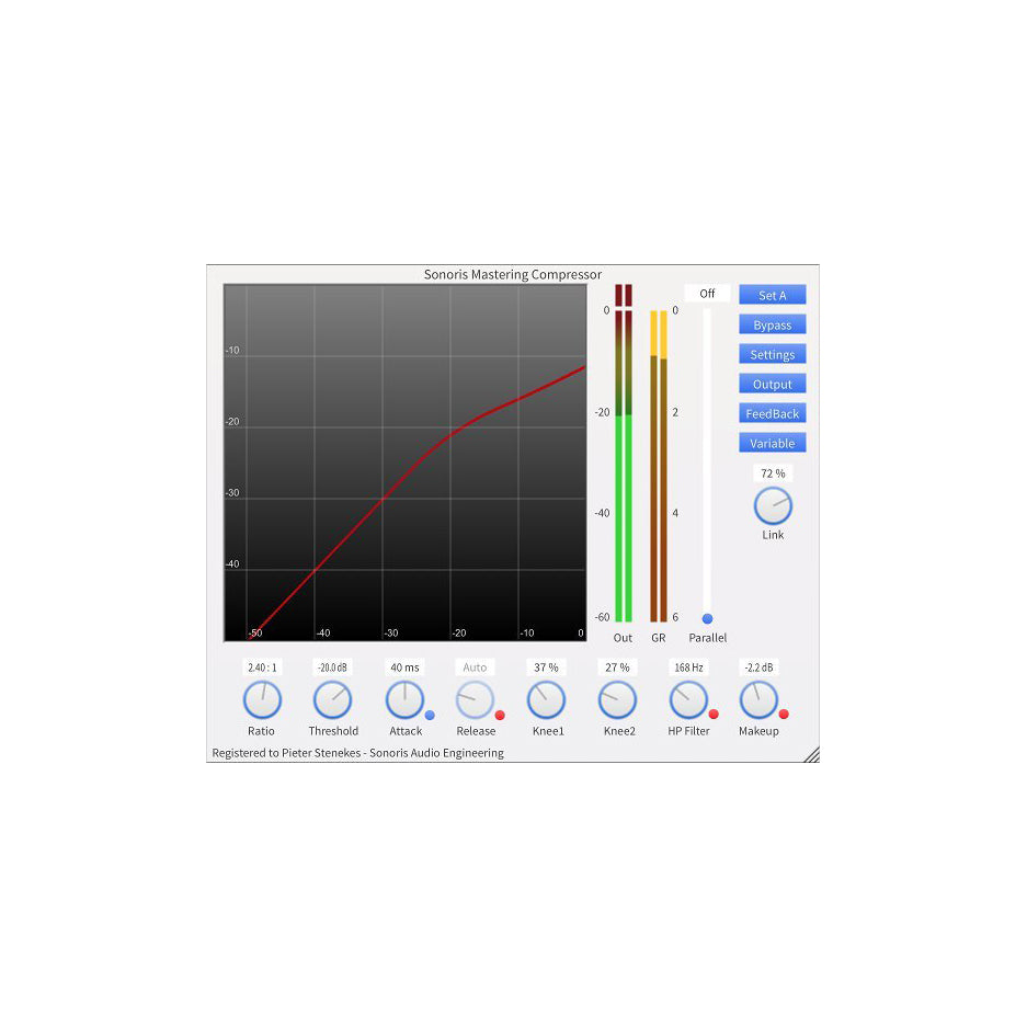 Sonoris Mastering Compressor Plug-In