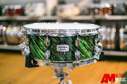 Mapex Mydentity Pre-Sonic Clear Edge Shell Kit In Spiral Green and Black Pearl MD520265DDG