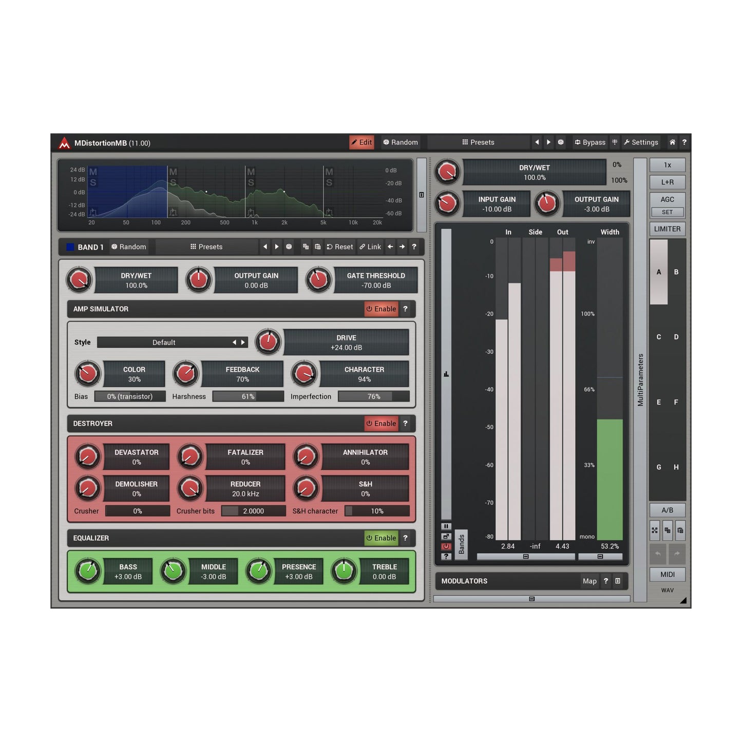 MeldaProduction MDistortionMB Plug-In