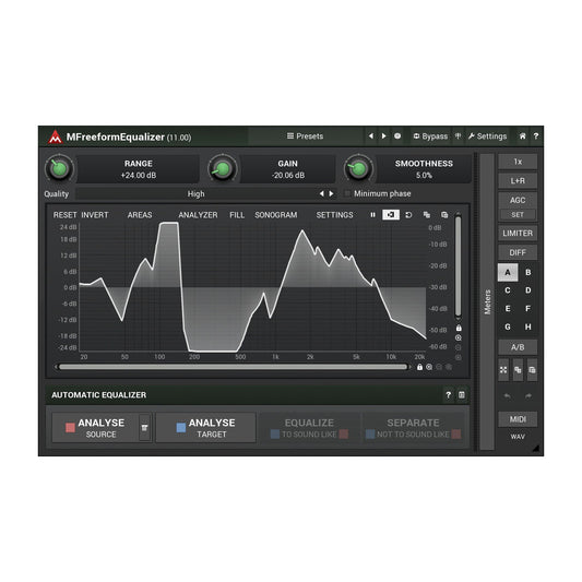 MeldaProduction MFreeformEqualizer Plug-In