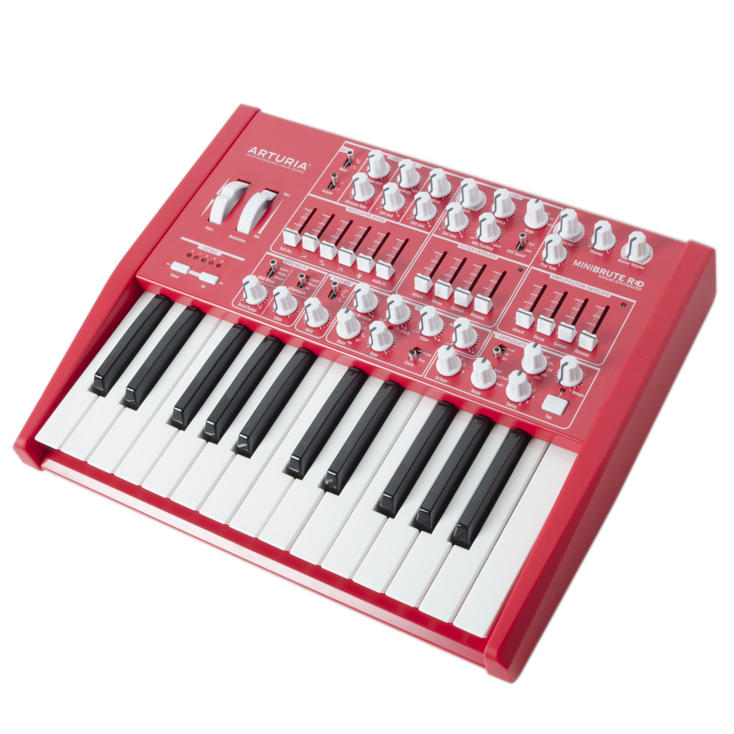 Arturia MiniBrute Red Special Edition Full-Blast Analog Synthesizer