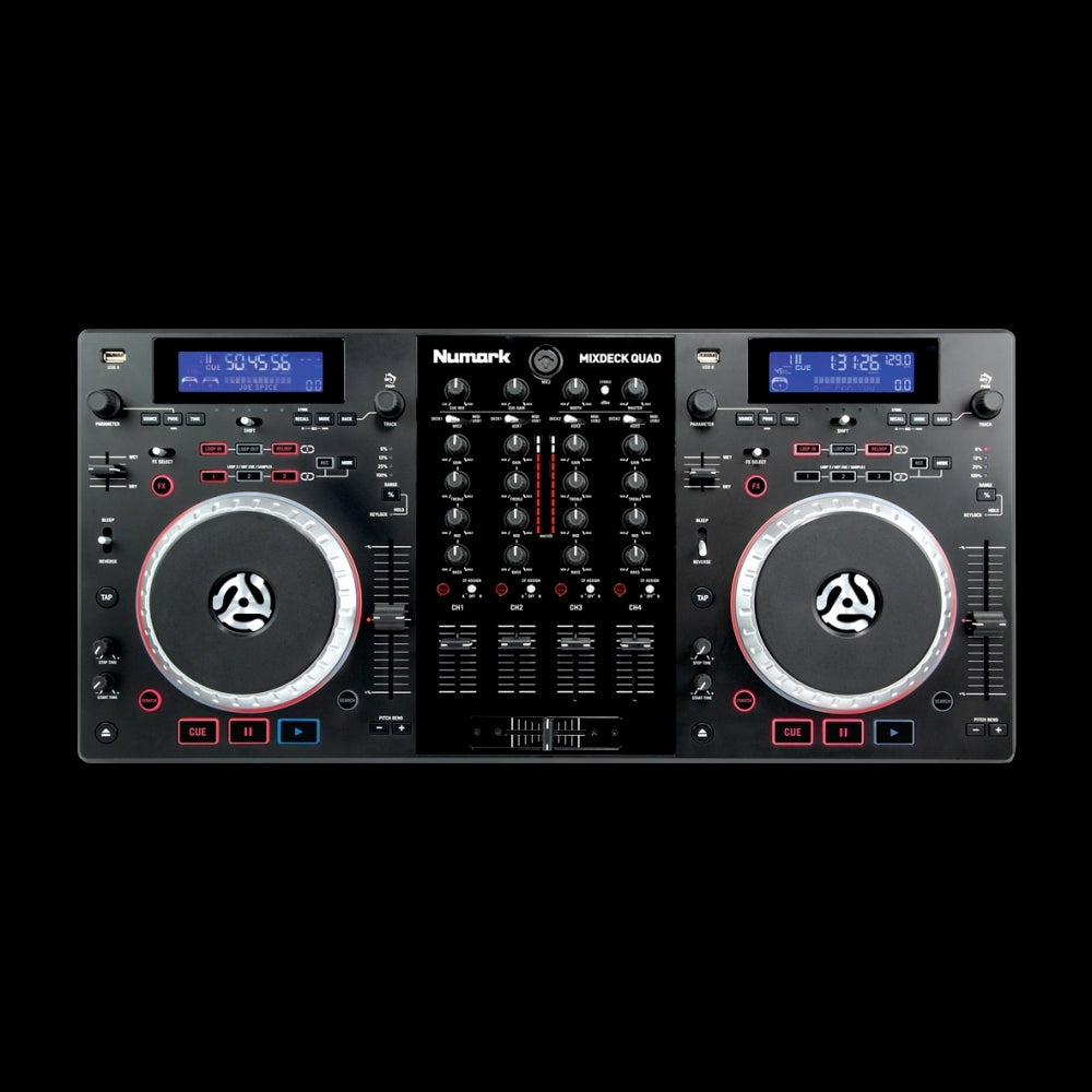 Numark Mixdeck Quad 4-Channel Universal DJ System (MIXDECKQUAD)