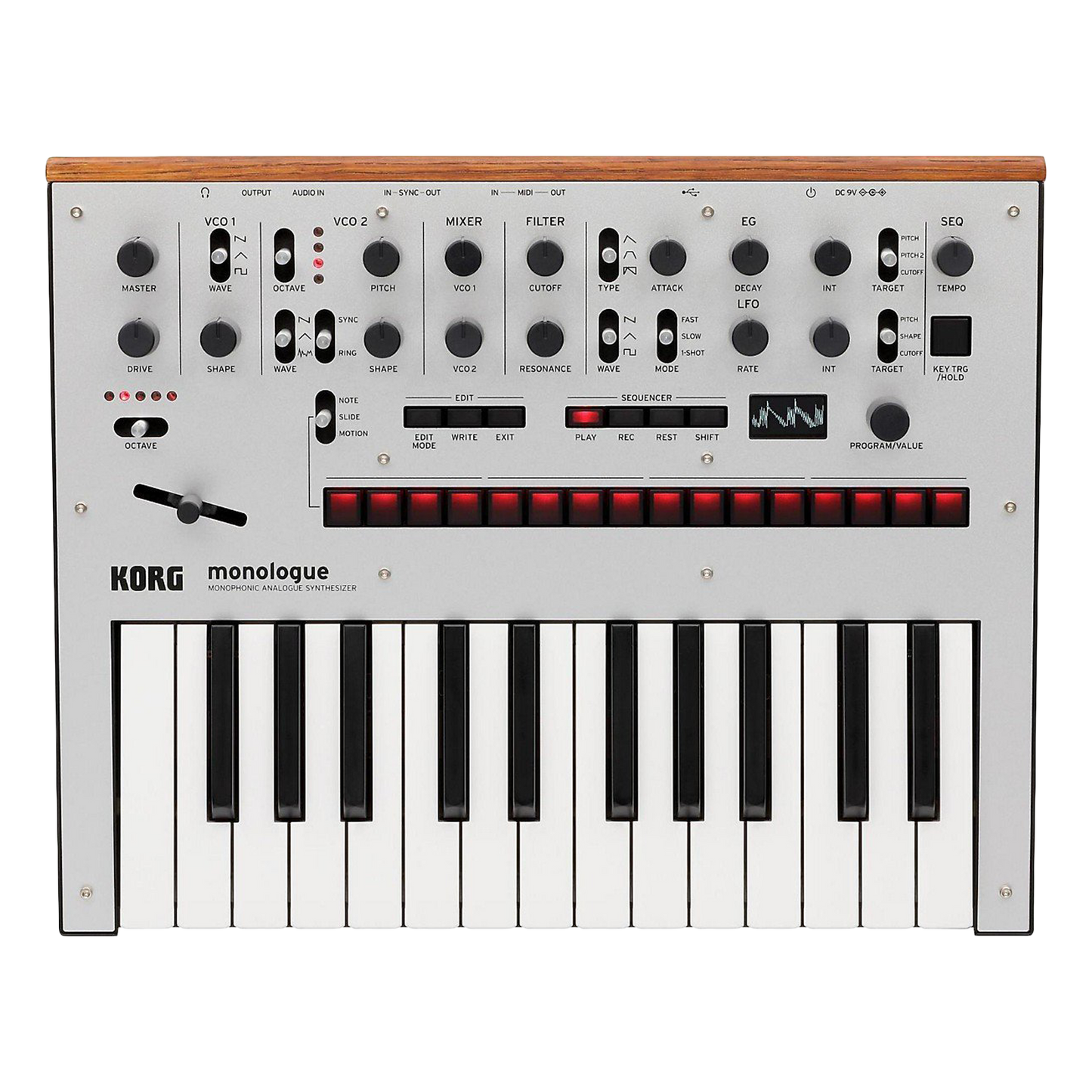 Korg Monologue Analog Synthesizer - Silver