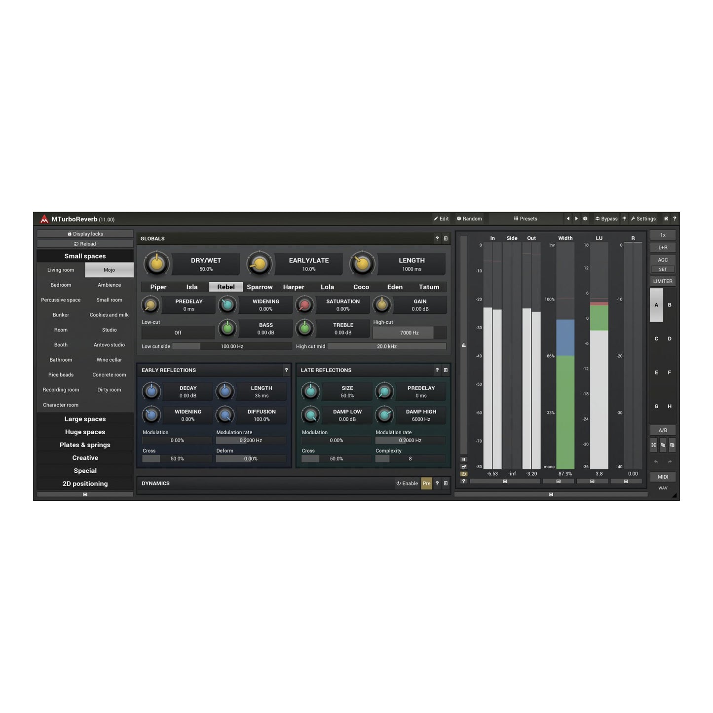 MeldaProduction MTurboReverbLE Plug-In