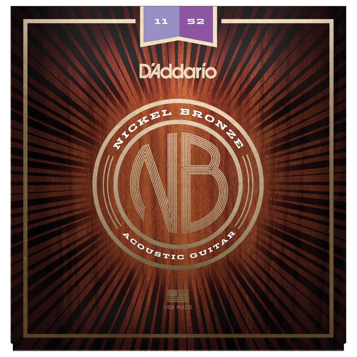 D'Addario NB1152 Nickel Bronze Custom Light Acoustic Strings