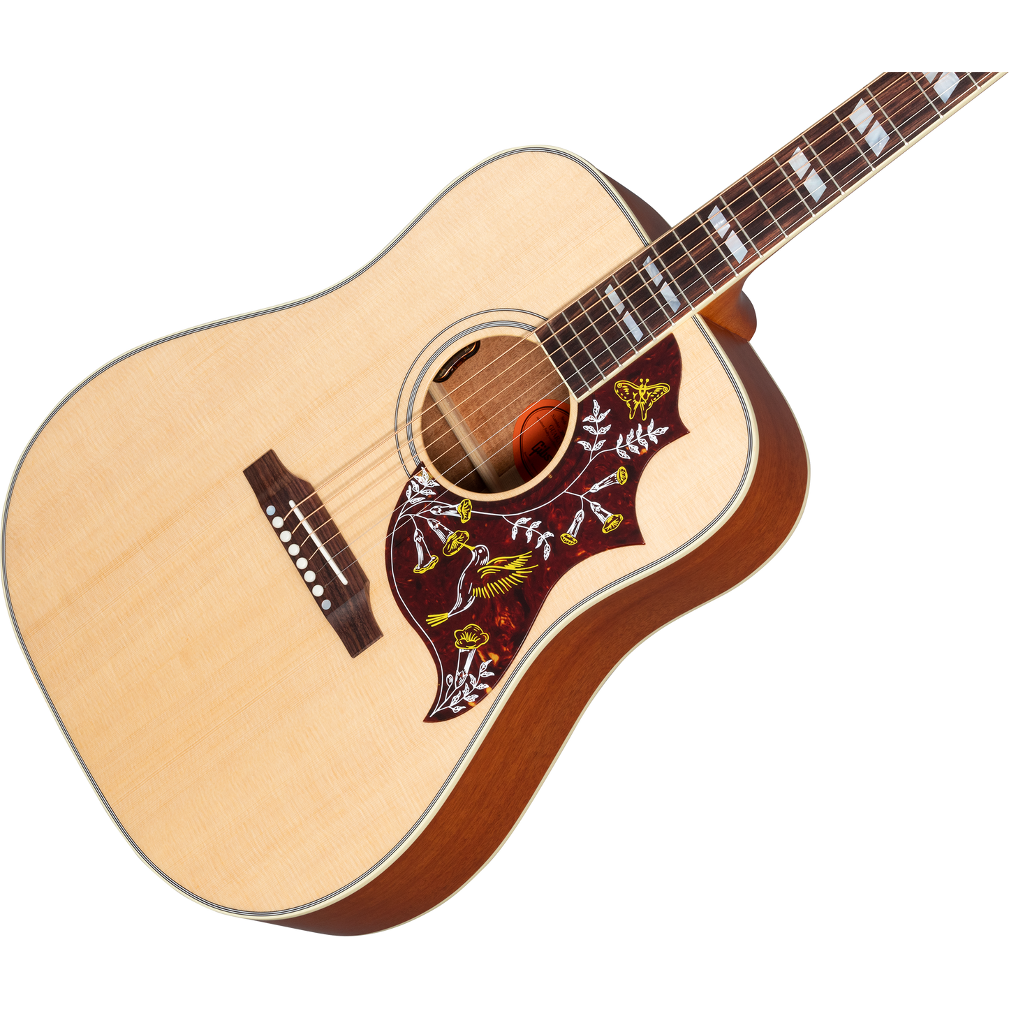 Gibson Hummingbird Faded Acoustic Electric Guitar, Antique Natural