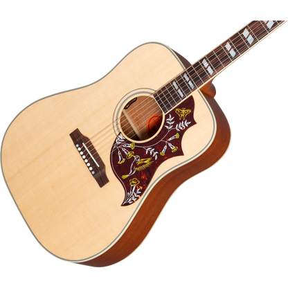 Gibson Hummingbird Faded Acoustic Electric Guitar, Antique Natural