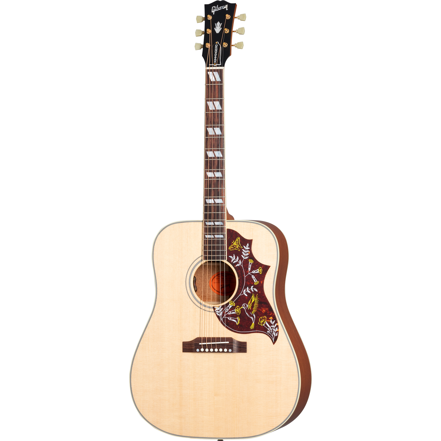 Gibson Hummingbird Faded Acoustic Electric Guitar, Antique Natural