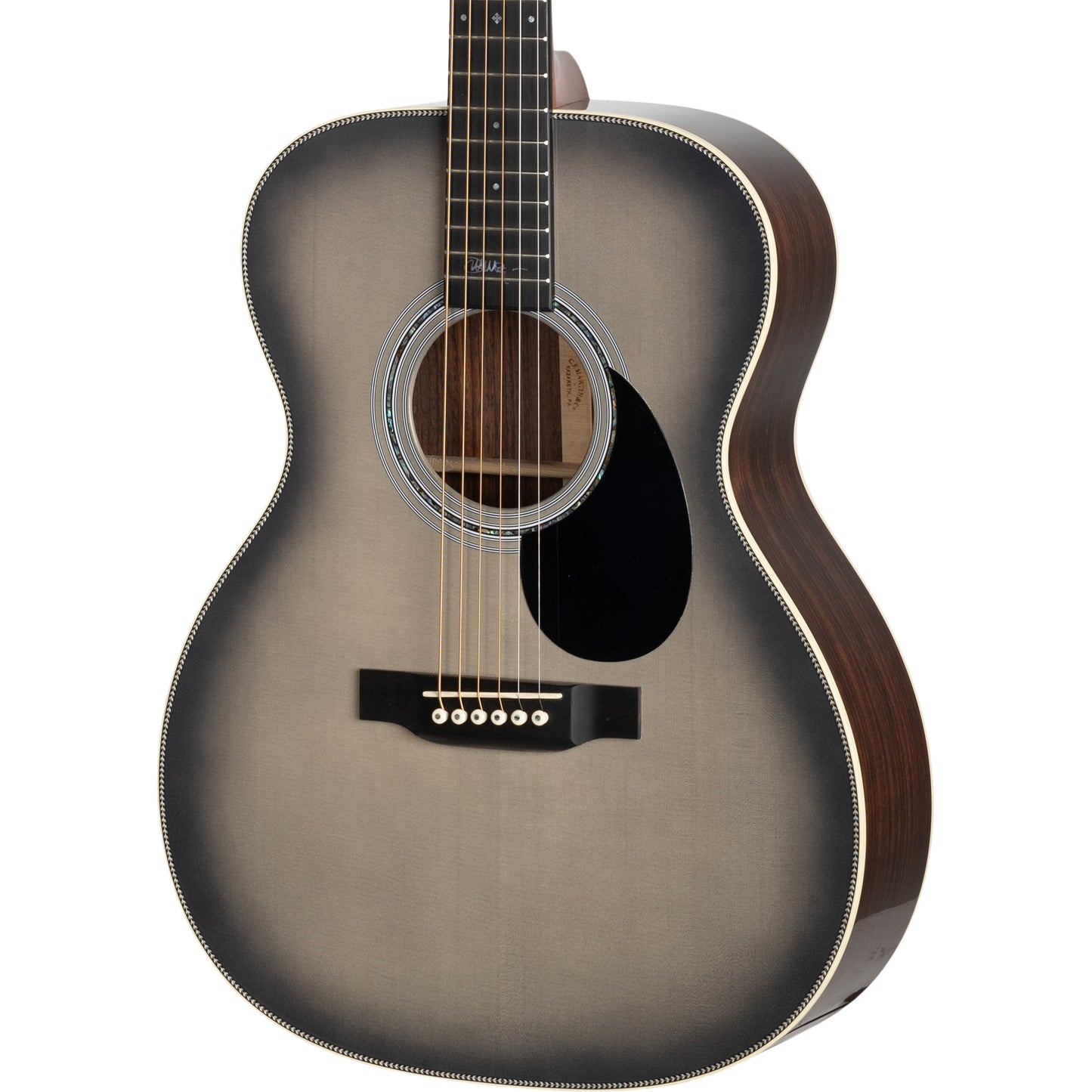 Martin OMJM John Mayer 20th Anniversary Acoustic Electric Guitar - Platinum Gray Burst